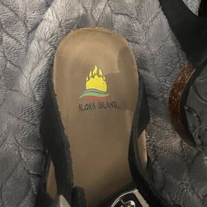 Aloha Island Black Kids Sandals